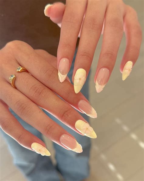 Yellow Spring Nail Designs Inspo - living after midnite