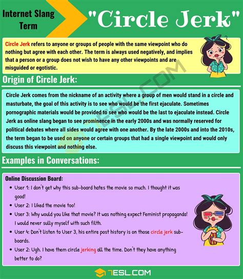 "Circle Jerk" Meaning, Origin and Examples • 7ESL