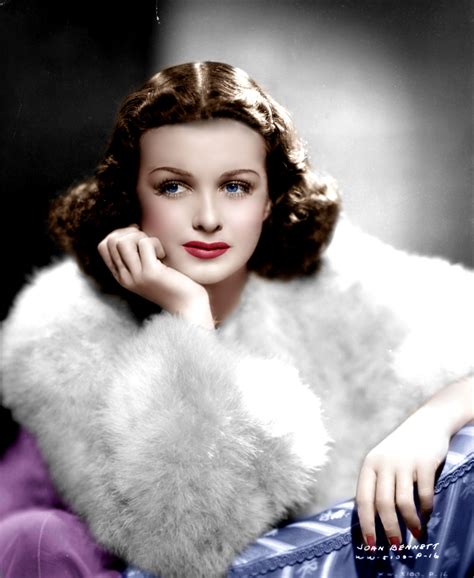 Joan Bennett (Color by Brenda J Mills) in 2019 | Joan bennett, Old
