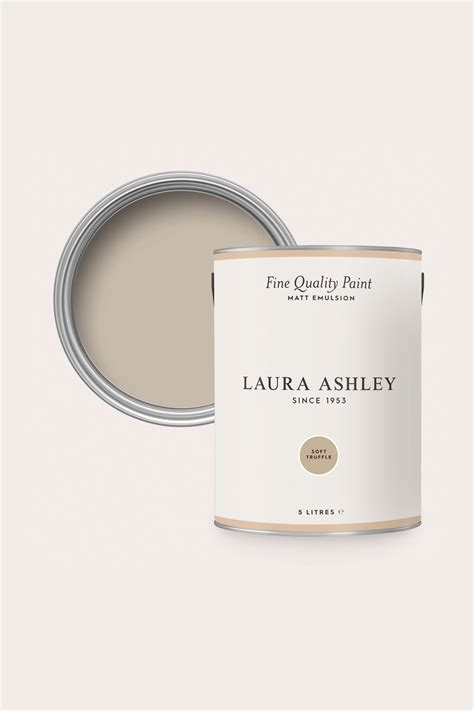 Buy Laura Ashley Soft Truffle Matte Emulsion 5LT Paint from the Next UK