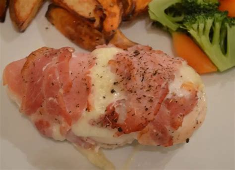 Mozzarella and Bacon Wrapped Chicken | Gingey Bites