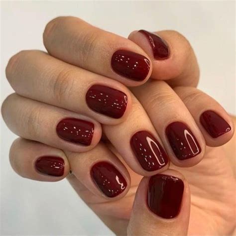 Dark Cherry Red Nails 24 Ideas: Add a Touch of Glamour to Your Style ...