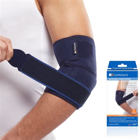Comforband Adjustable Elbow Support for Epicondylitis, Tennis Elbow