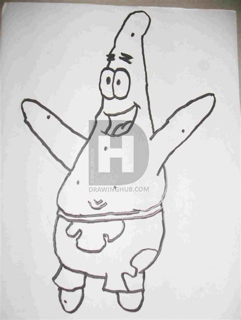 Patrick Star Drawing at PaintingValley.com | Explore collection of ...