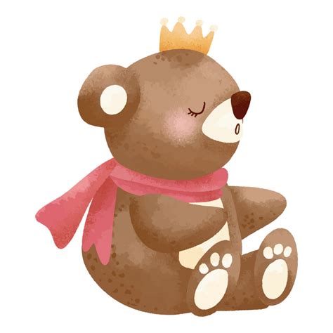 Adorable brown teddy bear 47391284 PNG