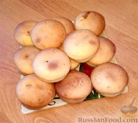 Рецепт: Кексы с вареной сгущенкой на RussianFood.com