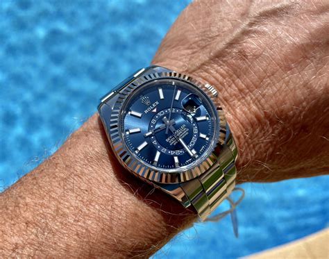 ROLEX SKY-DWELLER STEEL – BLUE DIAL – 326934 - ROLEX SERVICE - UK