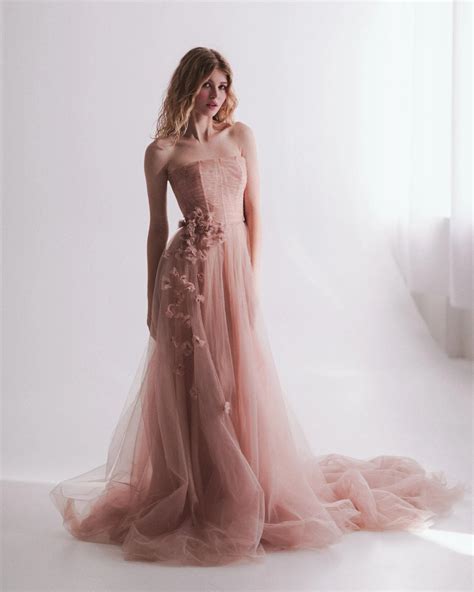 blush pink wedding dress 4