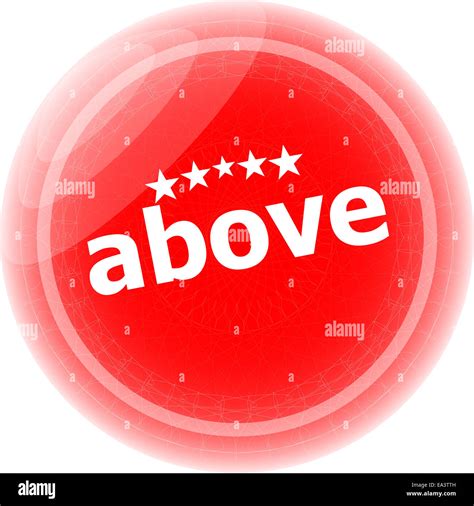 word red stickers icon button stock photo alamy