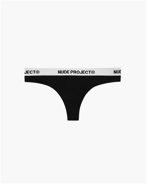 Essential Thong Black – Nude Project