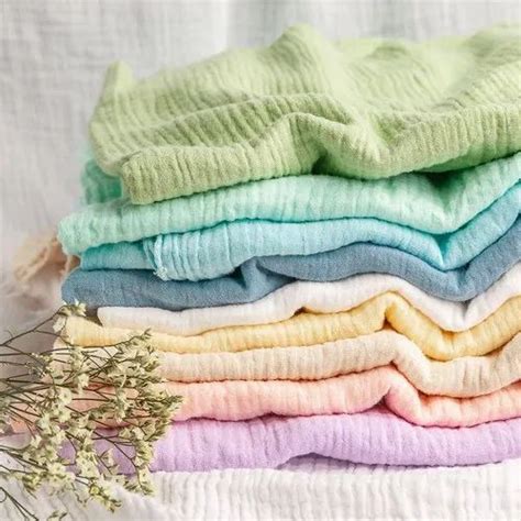 Crinkled Cotton Muslin Fabric at best price in Jalandhar by Weaves And ...
