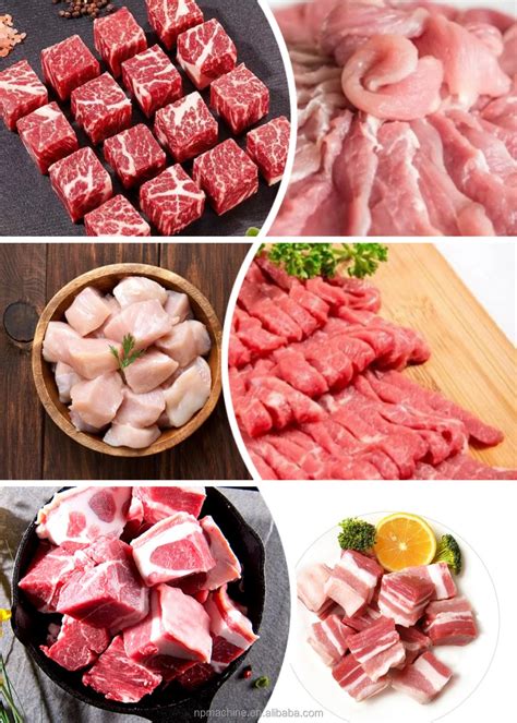 NP Brand meat cube dicer frozen meat cutting machine big meat dice