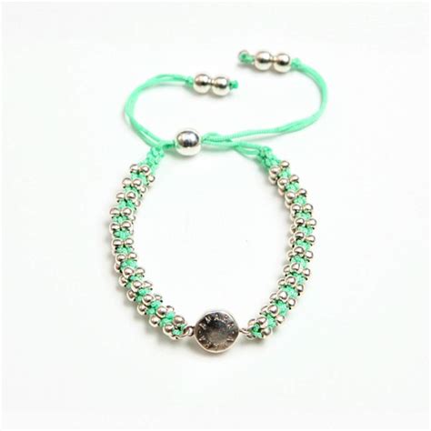 friendship bracelet  solid silver balls  clasp  amara amara