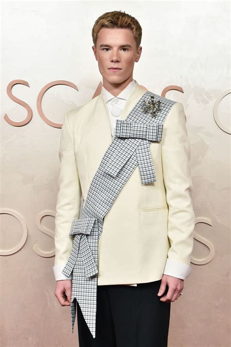 Young Royals' Edvin Ryding Wore a Princely Coquette Look to the Oscars