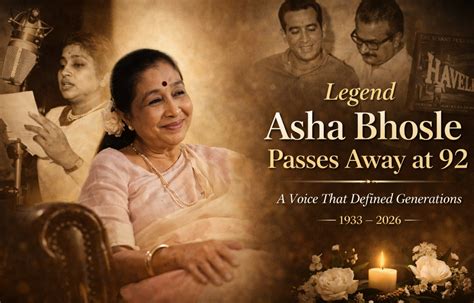 bollywood iconic singer asha bhosle passes