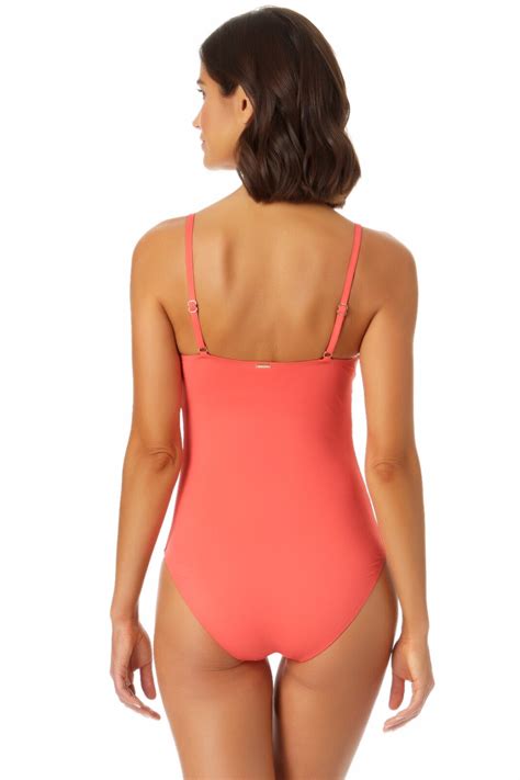 Live In Color Shirred Lingerie Maillot One Piece Swimsuit – Anne Cole