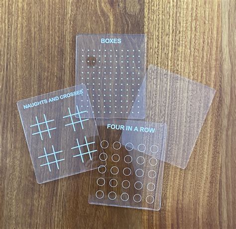 mini acrylic game boards custom laser creations melbourne