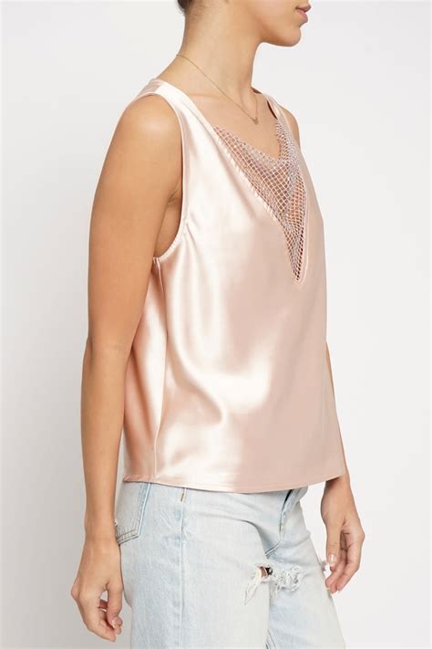 Rocko Rhinestone Tank | Nude - Thelma & Thistle