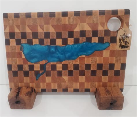 HARDWOOD EPOXY CHECKERBOARD CUTTING BOARDS | Robinson Woodshop, LLC