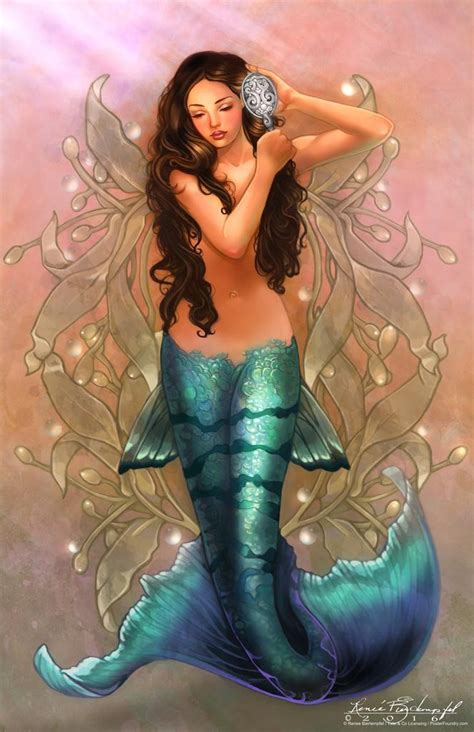 Fantasy Art Mermaids 3d Fantasy Mermaid In Mythical Sea Stock