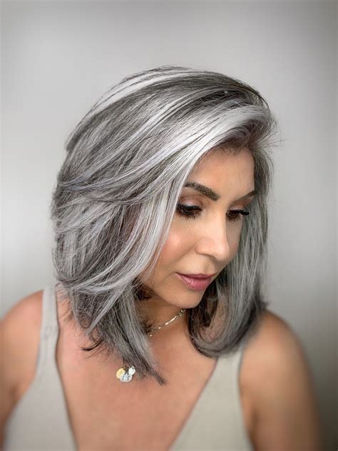 Pretty Gray Hair Styles