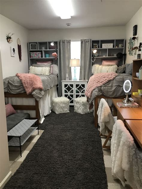 40+ Dorm Room Ideas Two Beds