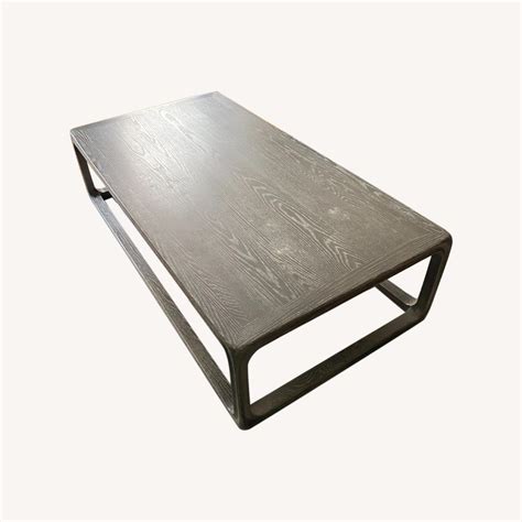 Arhaus Bertogne Coffee Table, Solid Oak - AptDeco
