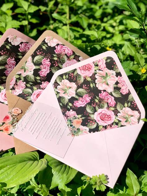 Подарочный конверт с вкладышем для приглашений купить - Kraftstore