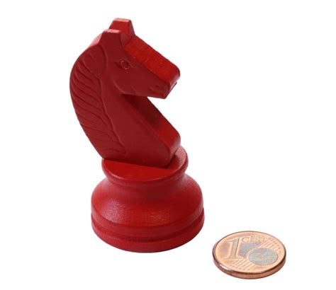 Pion Dada cheval en bois de 5 cm type jeu petits chevaux