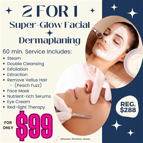 Super-Glow Facial + Dermaplaning Deal | Skinsation Aesthetics London