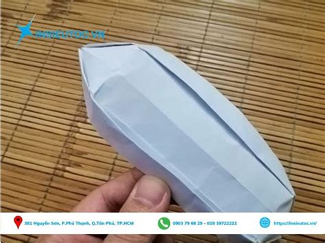 cach gap thuyen giay don gian nhat chi trong  phut