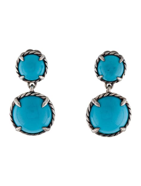 David Yurman Composite Châtelaine Double-Drop Earrings - Sterling