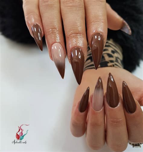 23+ Stunning Brown Ombre Nail Designs For 2024 - DrExplains