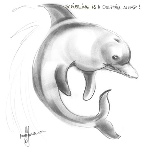 Gesture Drawings: Dolphin