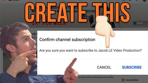 create  youtube subscribe link  jacob le