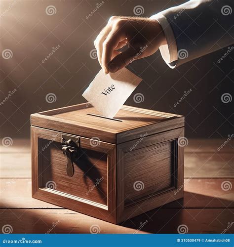 Patriotic Symbols of American Democracy and Voting Stock Image - Image of generated