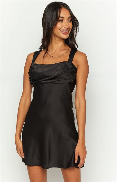 Lamira Black Mini Dress – Beginning Boutique US
