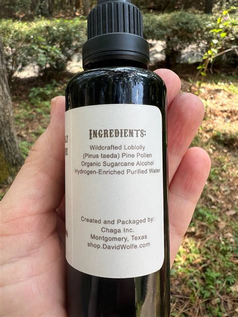 Texas Pine Pollen Tincture – David Wolfe Shop