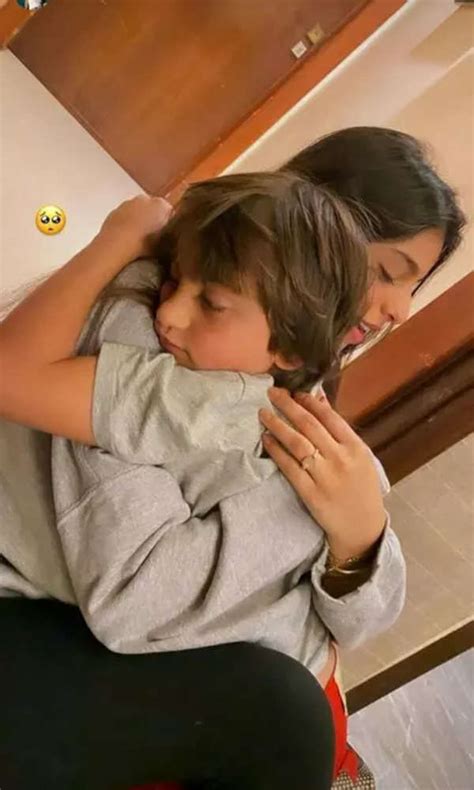 THIS unseen picture of Suhana Khan hugging her baby brother AbRam is ...