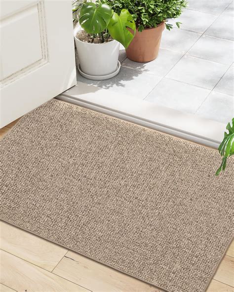 Hokku Designs Indoor Ultra Thin Door Mat, Non-Slip Rubber Backing