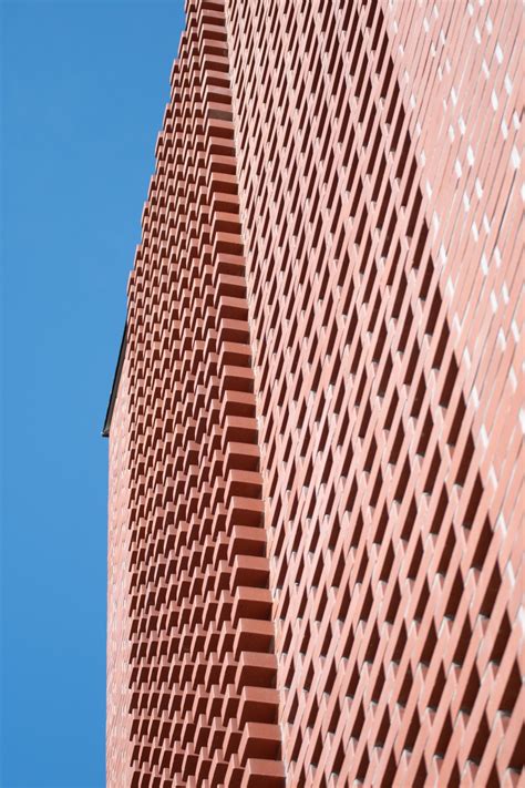 brick facade  interplay  light  shade