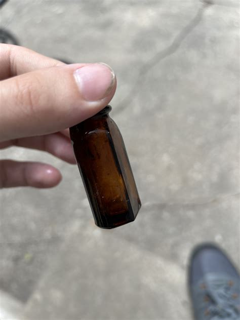 small amber bottle historic glasshouse forum