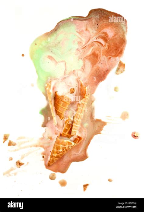 Melting ice cream Stock Photo: 65074818 - Alamy