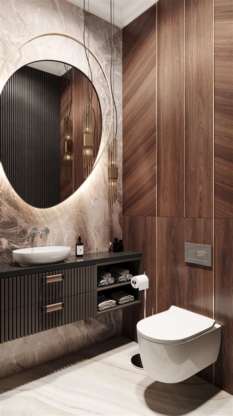 restroom interior  behance