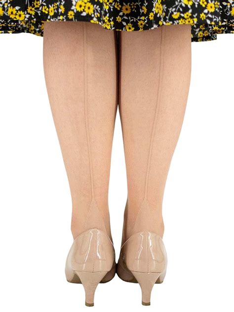 Nude Tights with Vintage Style Nude Seams – RevivalVintage