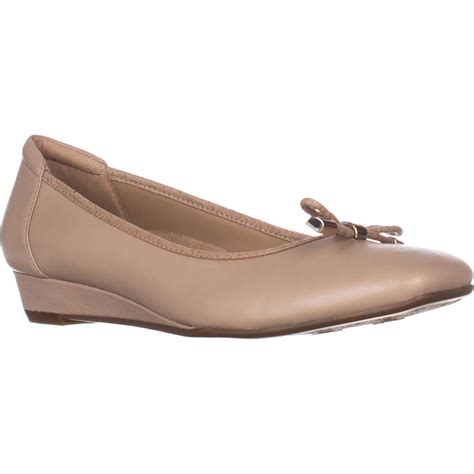 Womens naturalizer Dove Wedge Ballet Flats - Taupe Snake - Walmart.com