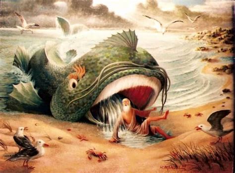 Qual Foi O Peixe Que Engoliu Jonas - Jonas foi engolido por um peixe ou uma baleia? | Jonah and the whale ...