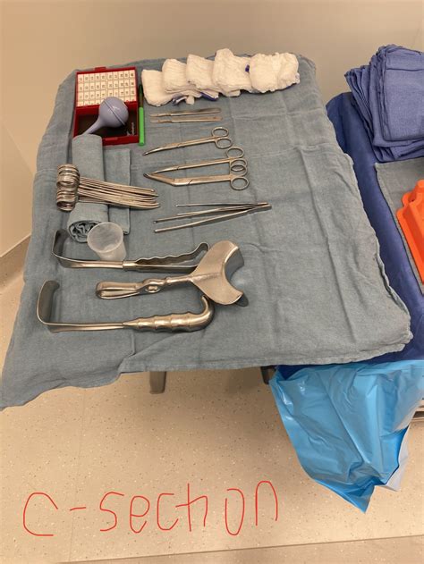 C section mayo stand and back table setup – CSTSetup