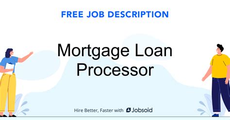 Mortgage Loan Processor Job Description - Jobsoid