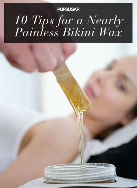 how to do a painless bikini wax at home